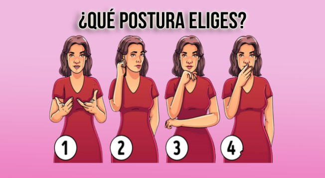 Elige una de las postura del test viral y descubre una impactante característica de tu personalidad. Elige una de las postura del test viral y descubre una impactante característica de tu personalidad.