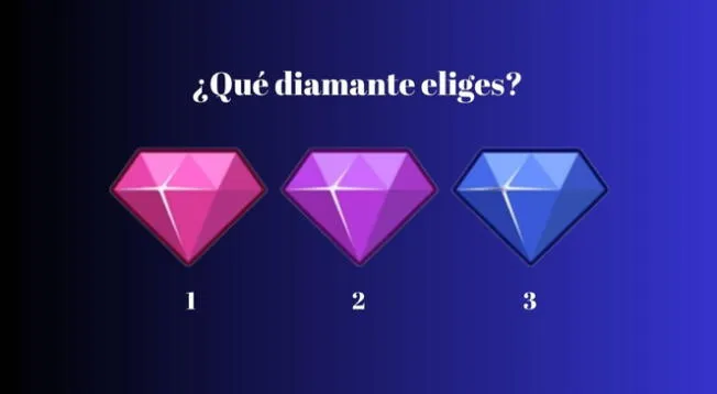 Solo bastará que escojas un diamante para conocer más rasgos de tu persona. Solo bastará que escojas un diamante para conocer más rasgos de tu persona.