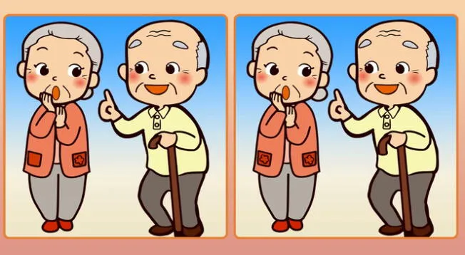 En tiempo récord, deberás encontrar todas las diferencias posibles en las imágenes de las personas mayores. En tiempo récord, deberás encontrar todas las diferencias posibles en las imágenes de las personas mayores.