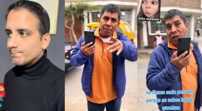 Reportero es discriminado por hombre que lo acusó de no ser peruano Reportero es discriminado por hombre que lo acusó de no ser peruano