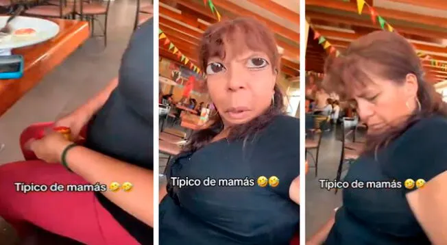 Miles de usuarios se sintieron identificados con la curiosa acción de la madre en el restaurante.