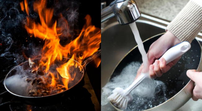 Conocerás la razón por la que no debes mojar tus utensilios de cocina calientes.