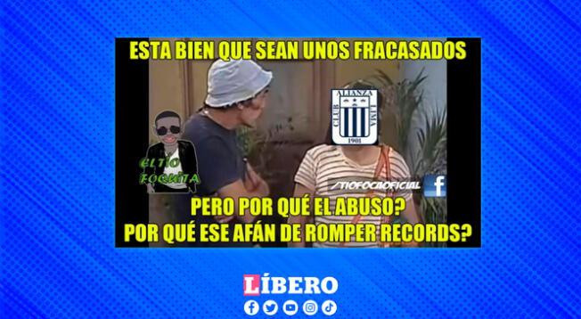 Alianza Lima se convirtió en víctima de memes tras derrota en Brasil.