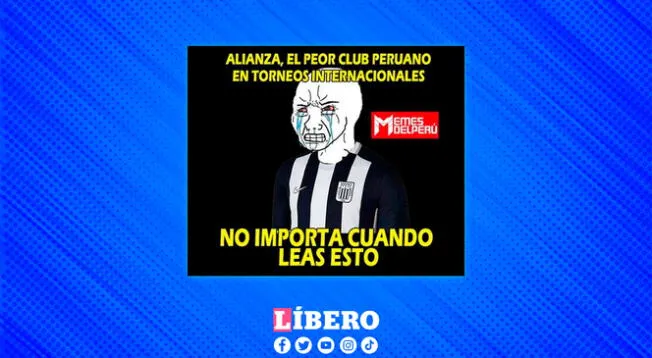 Alianza Lima se convirtió en víctima de memes tras derrota en Brasil.