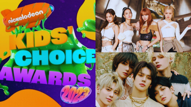 BLACKPINK y TXT en los "Kids Choice Awards México 2023". Descubre AQUÍ cómo votar por tu grupo favorito.