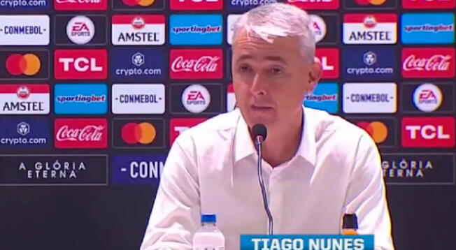 Tiago Nunes habló tras el empate de Sporting Cristal ante Fluminense