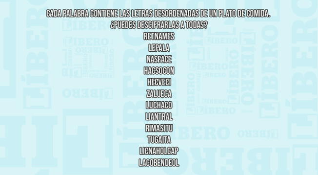 Si quieres vencer este acertijo visual, tendrás que adivinar los 12 platillos del mundo. Si quieres vencer este acertijo visual, tendrás que adivinar los 12 platillos del mundo.