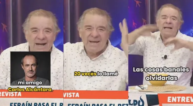 ¡¿Por qué, Cachín?! El actor, humorista, y productor peruano no aceptó a Efraín Aguilar.