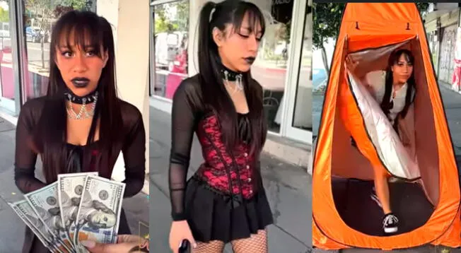 Una influencer mexicana, que se dedica a cambiar de estilo a las personas, le ofreció un nuevo look a una chica que vestía con ropa negra.