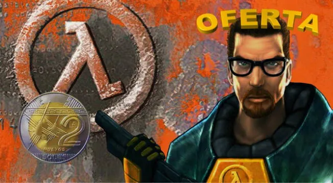 En Steam, también encontrarás descuentos del 90% en pack de juegos de Half-Life.