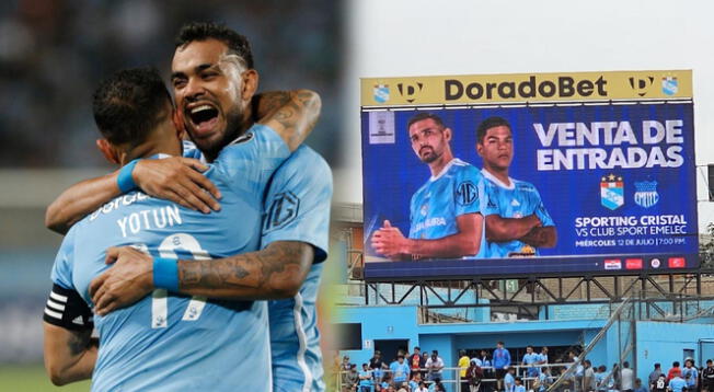 Sporting Cristal anuncia venta de entradas para duelo ante Emelec