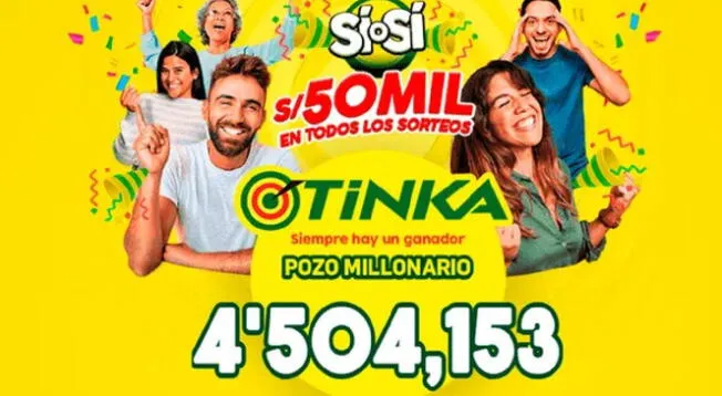 Descubre todos los detalles del nuevo sorteo de La Tinka de este domingo 2 de julio.