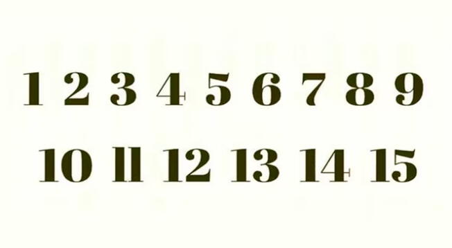 Si crees que los números son iguales, tendrás serios problemas para vencer este reto visual.