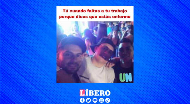 Un selfie de Cueva y sus amigos sirvió para crear un divertido meme.