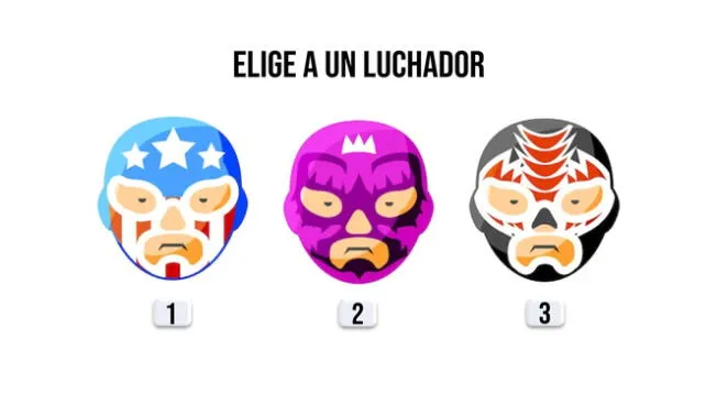 Escoge al luchador que te parezca más atractivo y descubre cómo es tu estilo de vida