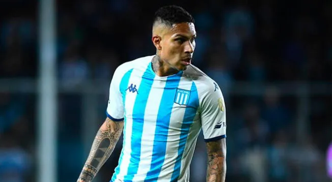 Paolo Guerrero estuvo cinco meses en Racing de Avellaneda.