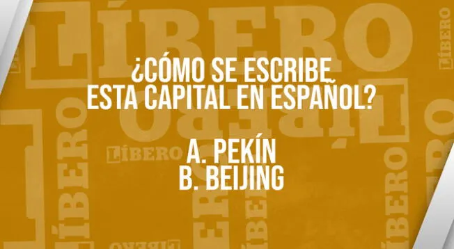 Descubre cómo se escribe la capital de China según la RAE. Descubre cómo se escribe la capital de China según la RAE.