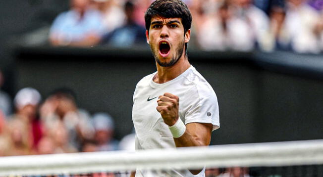 Carlos Alcaraz rumbo a semifinales del Wimbledon