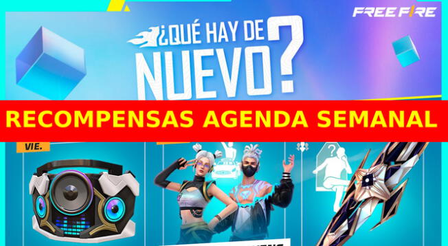 Conoce cuál es el catálogo de items que ofrece Garena en la agenda semanal de Free Fire.