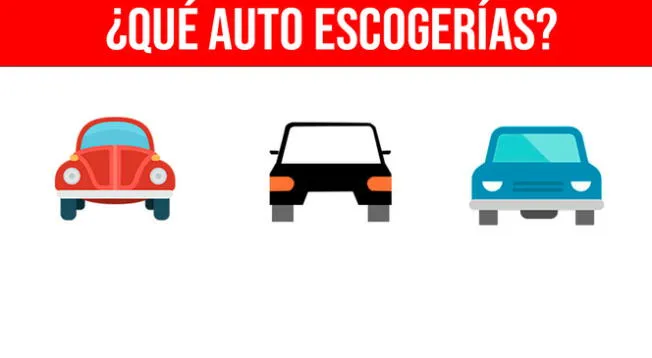 El auto que selecciones en este test te ayudará a descubrir si eres un genio.