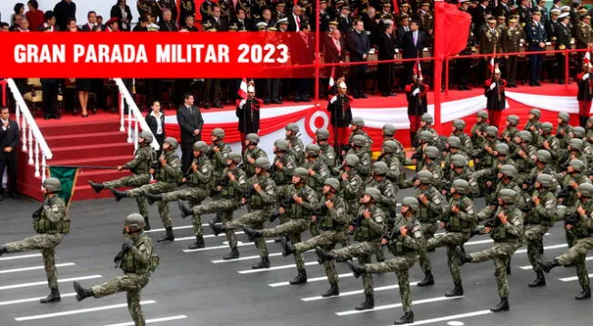 Como todos los años, la Gran Parada Militar se realizará el 29 de julio por las Fiestas Patrias 2023.