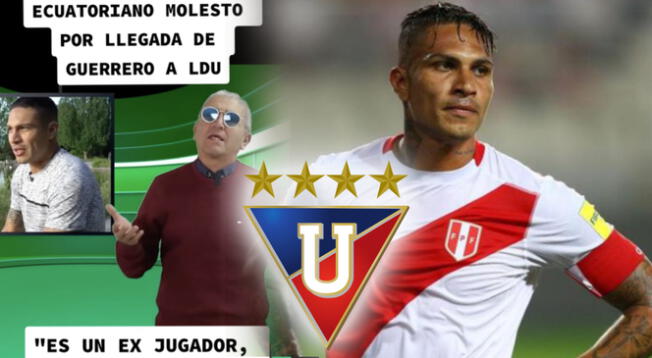 Conductor ecuatoriano molesto por el fichaje de Paolo Guerrero a LDU