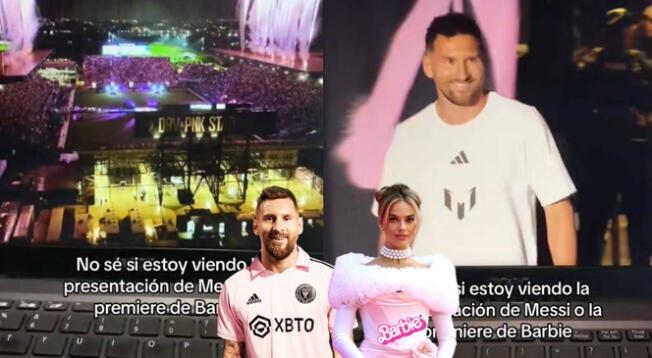 Joven confunde a Messi en Inter Miami con premiere de Barbie