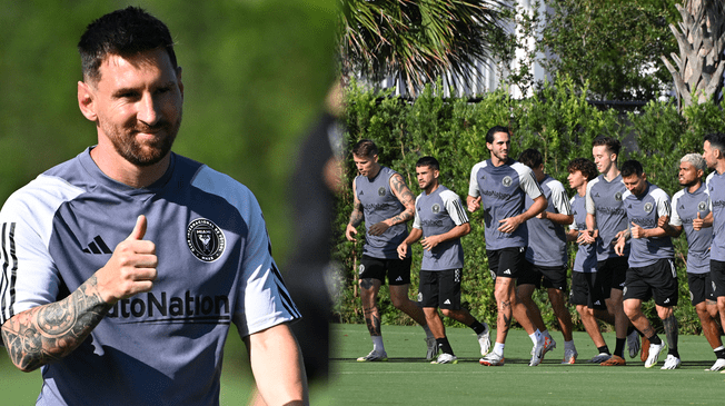 Lionel Messi sumó su primer entrenamiento con Inter Miami.