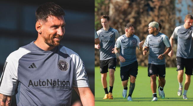 Lionel Messi ya entrena en Miami