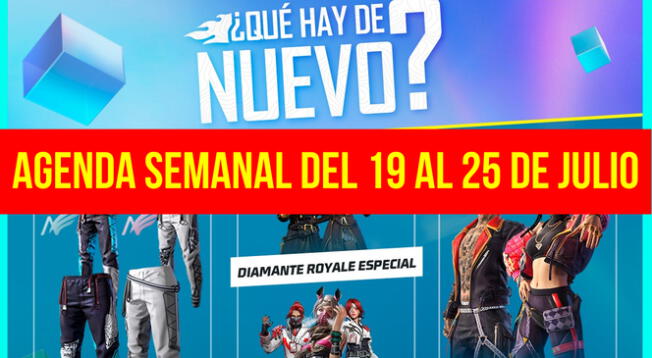 Garena anunció los ítems de la nueva agenda semanal: descubre cómo canjearlos.