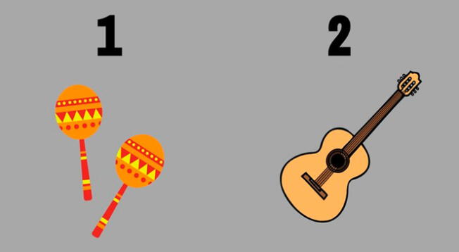 ¿Unas maracas o una guitarra? Uno de los dos instrumentos te revelará cómo eres en realidad.