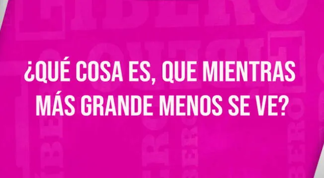 Lee con atención la pregunta y busca la respuesta correcta para unirte al grupo de VENCEDORES.