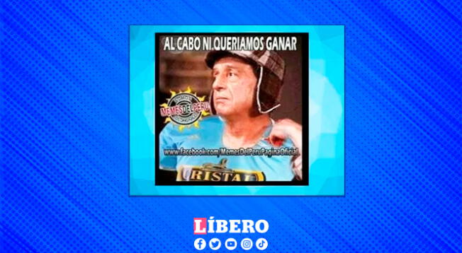 Los memes sobre la derrota de Sporting Cristal aparecieron en redes.