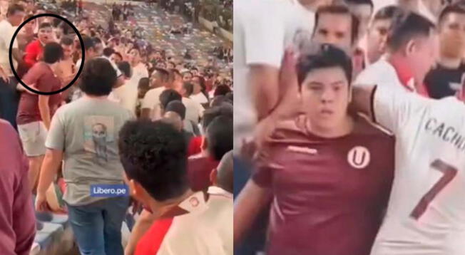 Hincha de Universitario habría sido agredido en las tribunas del Monumental.