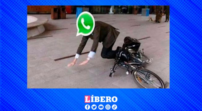 Quizá este es el mem más clásico cuando el WhatsApp se cae.