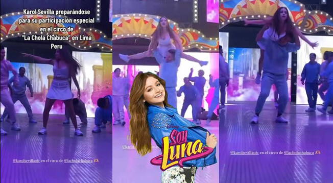 Karol Sevilla se prepara para su show con la 'Chola Chabuca'