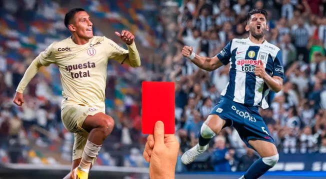 La casa de apuesta Betsafe paga 60 veces si Álex Valera y Carlos Zambrano obtienen tarjeta roja en el clásico peruano del sábado 22 de julio.