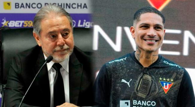 Presidente de LDU se proyecta con Guerrero: "Tenemos confianza que se quede mucho tiempo"