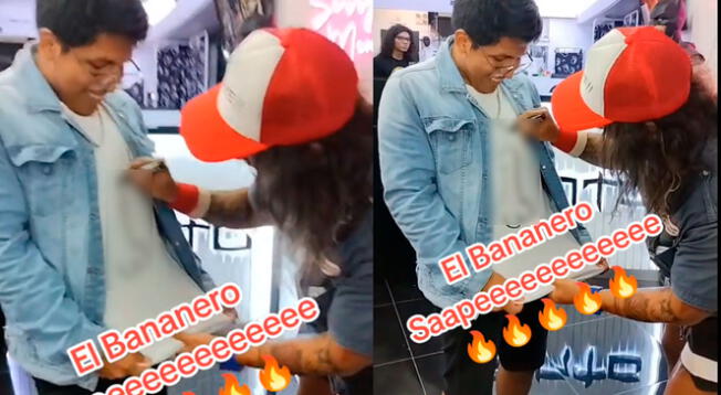 El Bananero está n Perú y sus fans empezaron a asediarlo, pero él respondió a su estilo.