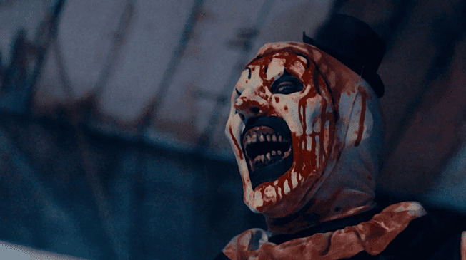 Terrifier 2 nos trae de vuelta al terrorífico payaso "Art the clown"