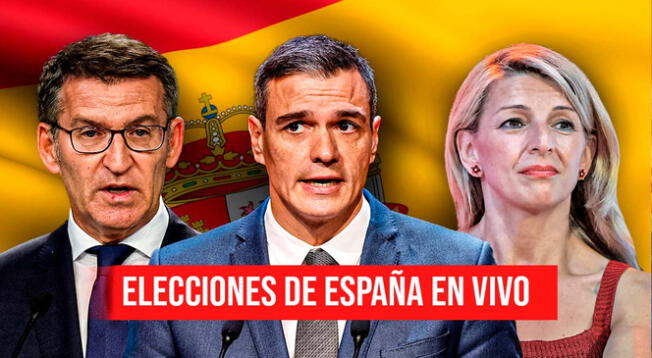 Conoce más detalles EN VIVO de las elecciones generales de España.