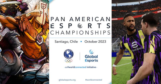 Dota 2 y eFootball 2023 representados Perú
