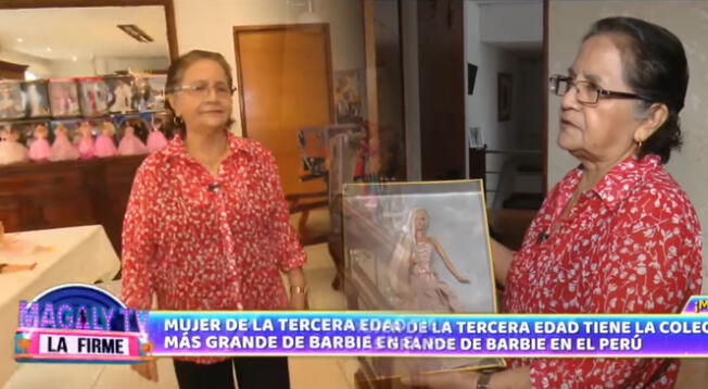 Alicia García posee una de las mayores colecciones de Barbie en el Perú.