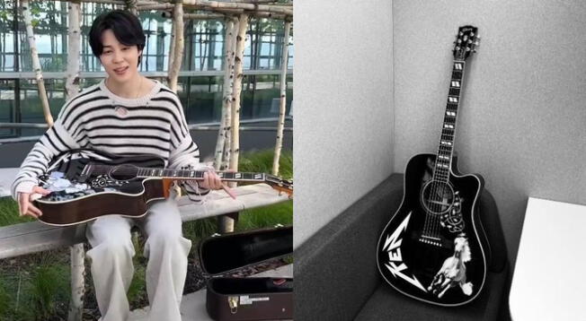 El cantante surcoreano envió un emotivo mensaje tras recibir la guitarra de Ken.