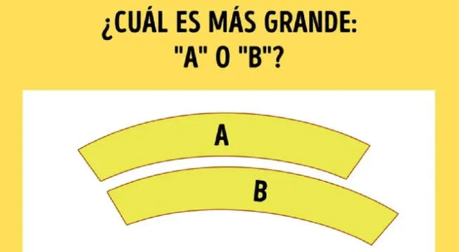 Analiza cada detalle y encuentra el cintillo que es más grande que el otro