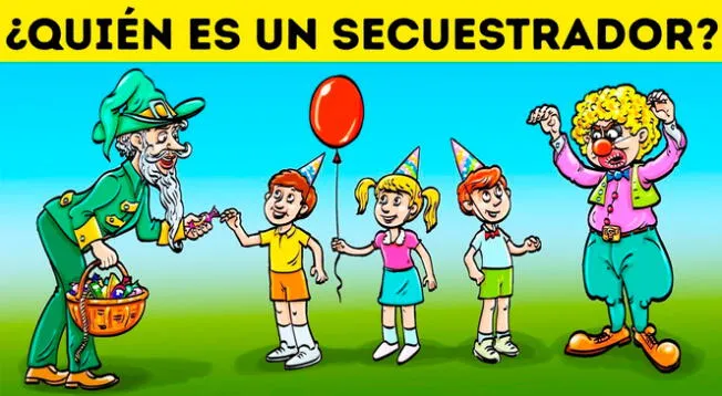 Ayuda a los niños a escapar del secuestrador en este nuevo acertijo.