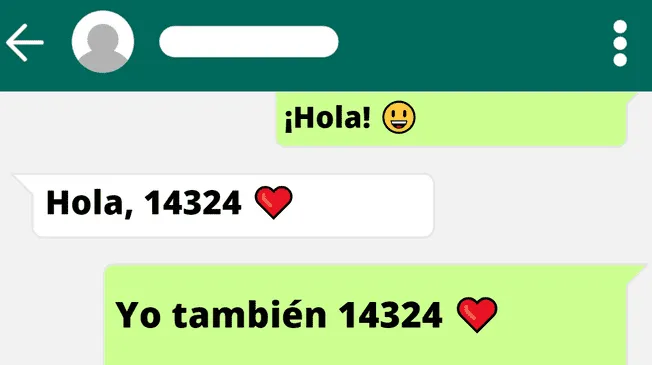 ¿Qué significa "14324" en WhatsApp? Su significado es más tierno de lo que se pensaba