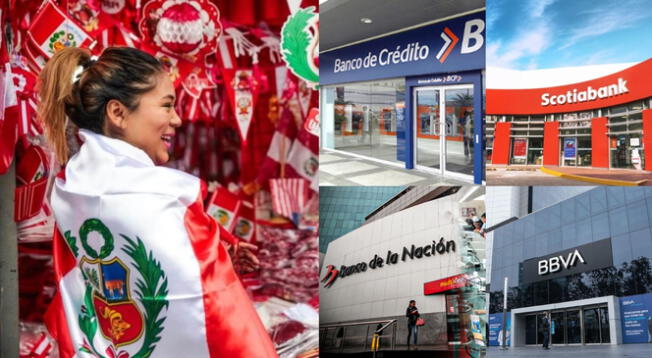 ¿Cuál será el horario de atención y qué días no trabajarán los bancos en el Perú por Fiestas Patrias?
