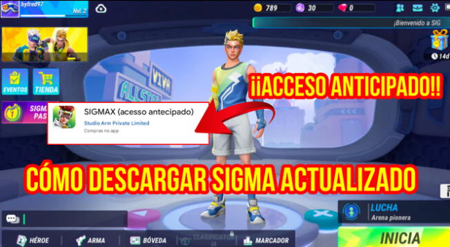 Pasos para descargar SIGMAX APK actualizado y por tiempo limitado. Consigue el acceso anticipado.