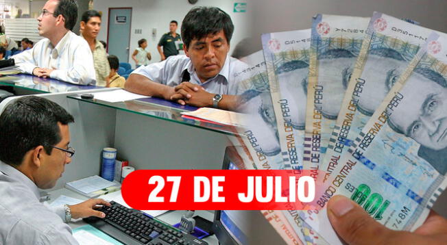 Conoce cuánto dinero te deben pagar si trabajas este jueves 27 de julio del 2023, día declarado no laborable en el sector público.